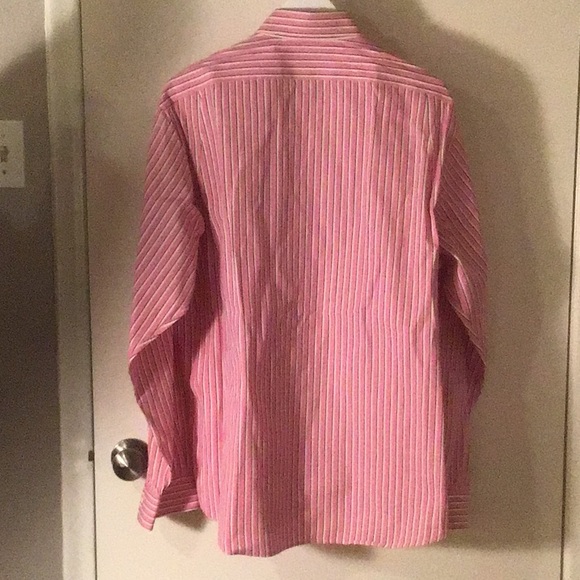 Ralph Lauren Purple Label Men’s Dress Shirt pink stripe sz XL - Picture 4 of 4